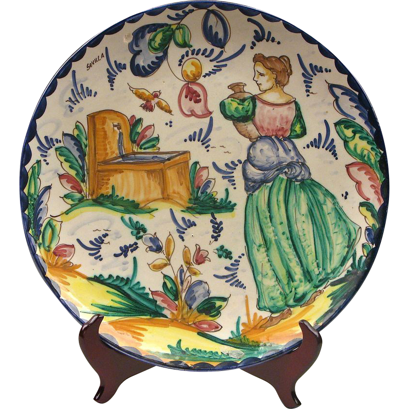 Spanish Majolica Charger Spanish Majolica Charger