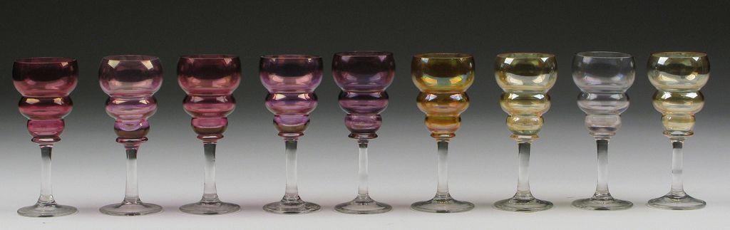 Venetian Hand Blown Decanter Set, Multiple Colors Venetian Hand Blown Decanter Set, Multiple Colors