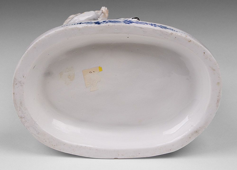 Blue & White German Porcelain Spill Vase, 19th C. Blue & White German Porcelain Spill Vase, 19th C.