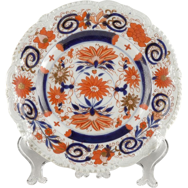 Mason's Patent Ironstone Imari Patterned Plate, 1813-25 Mason's Patent Ironstone Imari Patterned Plate, 1813-25