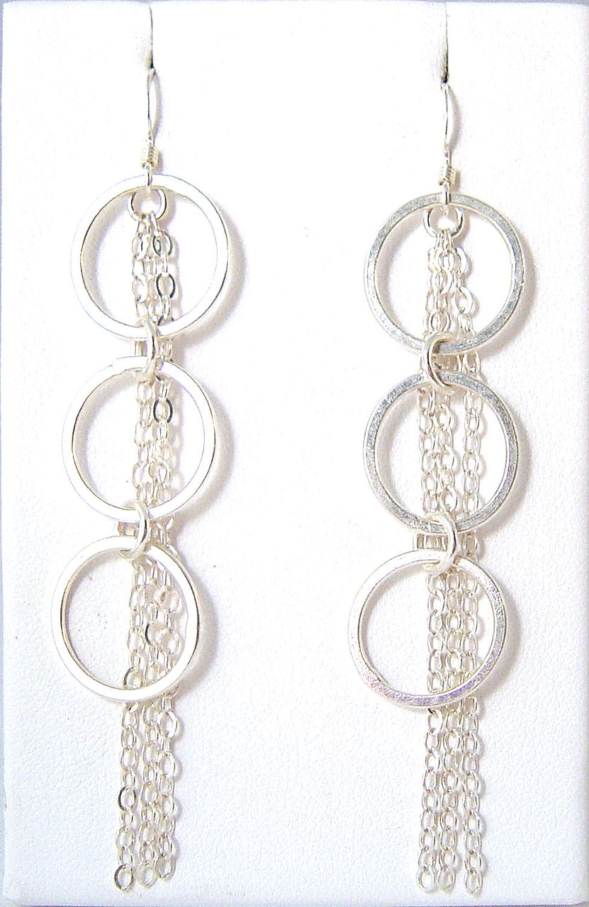 Designs by Ali Sterling Silver Chain Earrings Designs by Ali Sterling Silver Chain Earrings