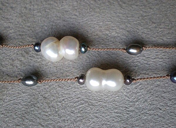 Gorgeous Cultured Fresh Water Double Pearl Necklace Gorgeous Cultured Fresh Water Double Pearl Necklace
