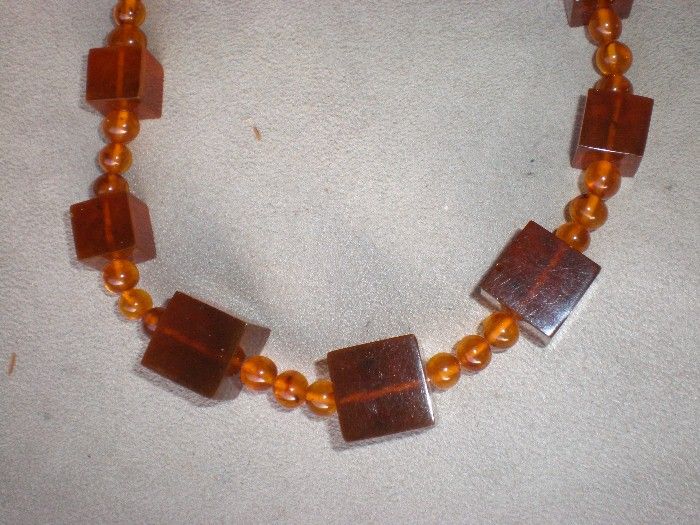 Magnificent & Unusual Large Chunky Amber Necklace Magnificent & Unusual Large Chunky Amber Necklace
