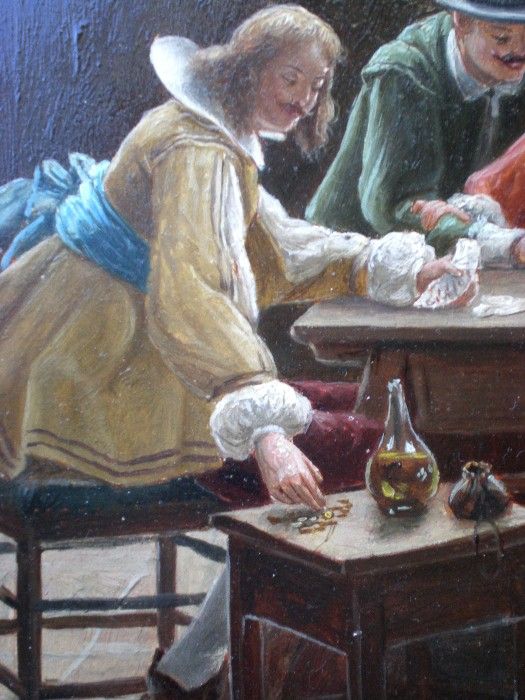 Charming Wilhelm Giessl (1869-1938) Original Oil Painting Charming Wilhelm Giessl (1869-1938) Original Oil Painting