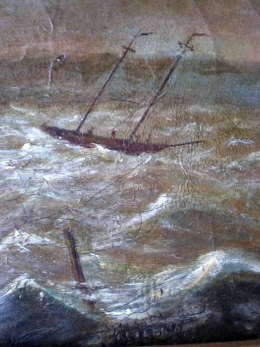 Original Oil Painting by Philip John Ouless (1817-1885) Original Oil Painting by Philip John Ouless (1817-1885)