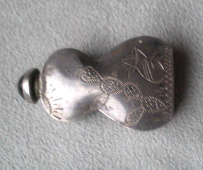 Fun Mexican Sterling Silver Perfume Bottle Fun Mexican Sterling Silver Perfume Bottle