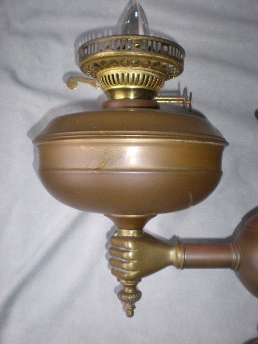 Magnificent Pair "Duplex" Double Student Lamps Magnificent Pair "Duplex" Double Student Lamps