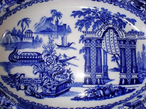 Gorgeous Copelands Blue Transfer Covered Casserole for Tiffany Gorgeous Copelands Blue Transfer Covered Casserole for Tiffany