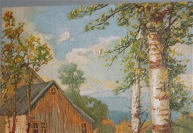 Beautiful Oillette Print "The Cooling Stream" Beautiful Oillette Print "The Cooling Stream"