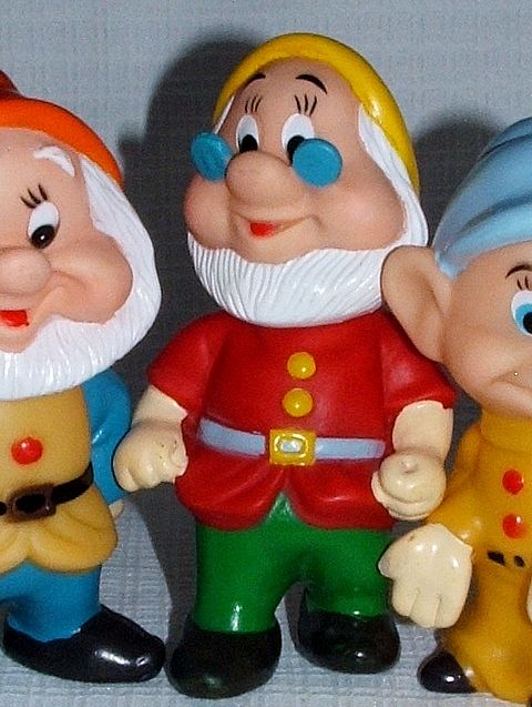 1980's Disney Set Vinyl Seven Dwarfs 1980's Disney Set Vinyl Seven Dwarfs