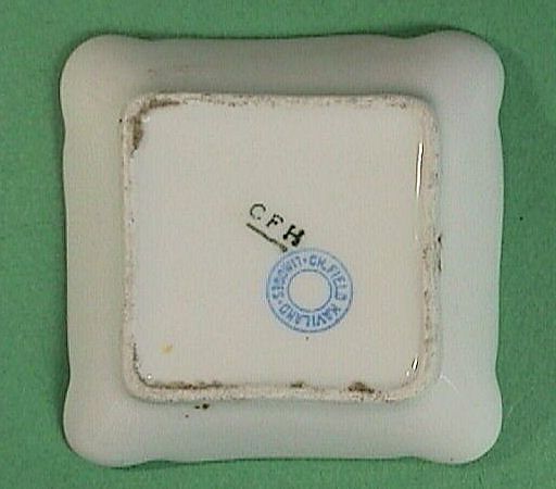 Three Antique Haviland Limoges Porcelain Butter Pats c1868, c1888, and c1889 Three Antique Haviland Limoges Porcelain Butter Pats c1868, c1888, and c1889