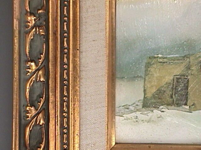 SW Adobe House in Winter Snow Squall c1996 SW Adobe House in Winter Snow Squall c1996