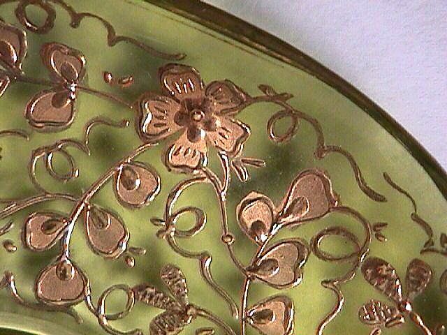 Late 1800s Brilliant Citron yellow Gold Encrusted hand blown Tea cup and Saucer Late 1800s Brilliant Citron yellow Gold Encrusted hand blown Tea cup and Saucer