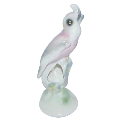 Clay Sketches of Pasadena Calif. Exotic Bird Figurine Clay Sketches of Pasadena Calif. Exotic Bird Figurine