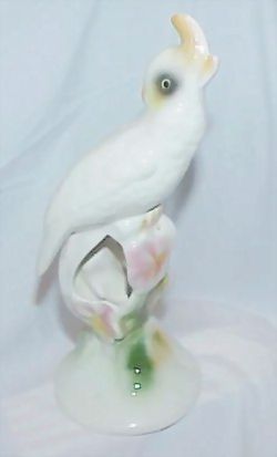 Clay Sketches of Pasadena Calif. Exotic Bird Figurine Clay Sketches of Pasadena Calif. Exotic Bird Figurine