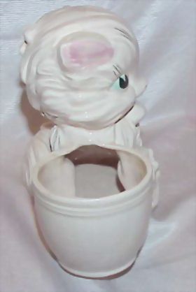 Vintage HULL ART Pink Kitty Planter Vintage HULL ART Pink Kitty Planter