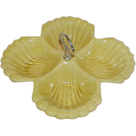 Vintage USA California Pottery Condiment Server/Tidbit Tray Vintage USA California Pottery Condiment Server/Tidbit Tray