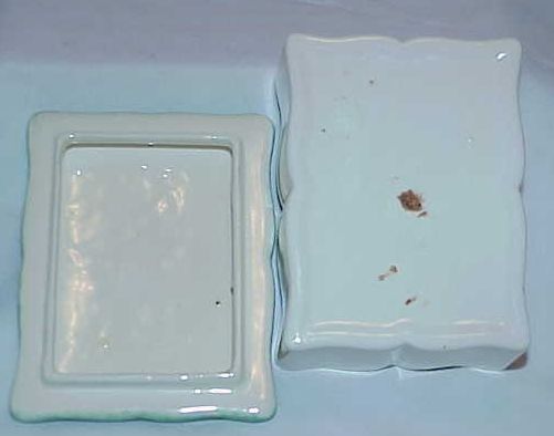 Lovely Little Hand Painted Porcelain Vanity Box Lovely Little Hand Painted Porcelain Vanity Box