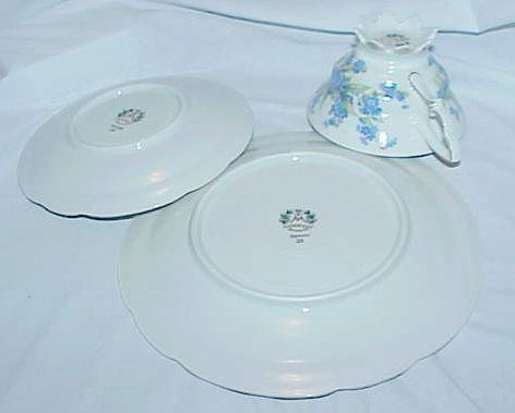 Mitterteich Bone China Luncheon Set 3-Pieces Mitterteich Bone China Luncheon Set 3-Pieces