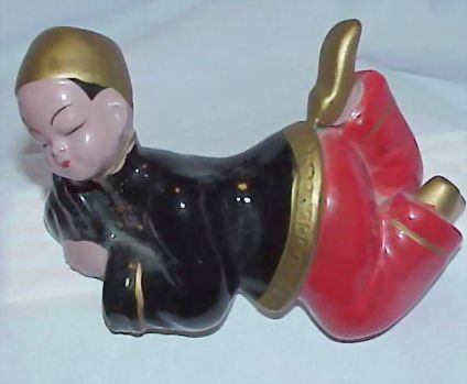 Vintage Japan Book End Shelf Hugger Figurines Vintage Japan Book End Shelf Hugger Figurines
