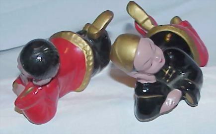 Vintage Japan Book End Shelf Hugger Figurines Vintage Japan Book End Shelf Hugger Figurines