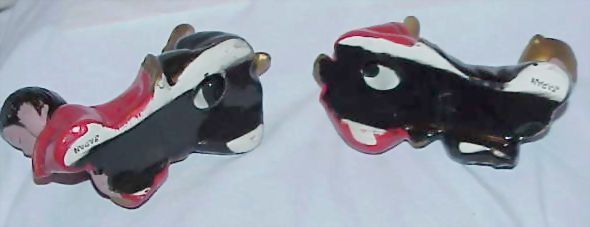 Vintage Japan Book End Shelf Hugger Figurines Vintage Japan Book End Shelf Hugger Figurines
