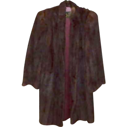 Vintage Dark Brown Mink Coat Vintage Dark Brown Mink Coat
