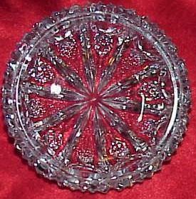 American Brilliant Style Small Round Trinket Bowl American Brilliant Style Small Round Trinket Bowl