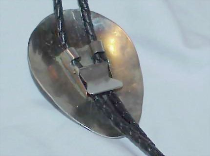 Silver Eagle Bolo with Turquoise and Coral Silver Eagle Bolo with Turquoise and Coral