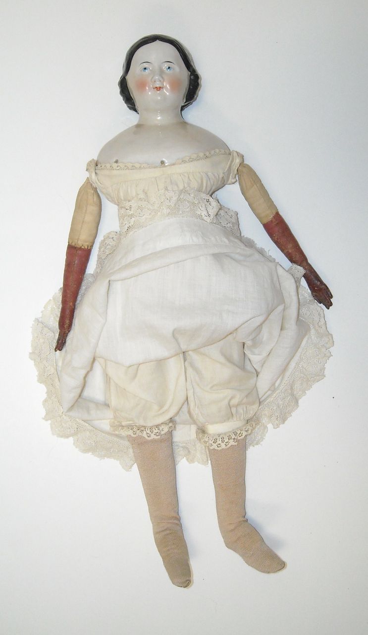 19.5" German China Head Doll ~ Great Clothing 19.5" German China Head Doll ~ Great Clothing