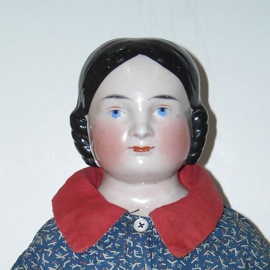 23" Kister Covered Wagon China Head Doll 23" Kister Covered Wagon China Head Doll