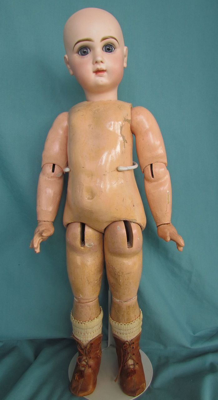 Stunningly Beautiful, Antique 24" Jumeau Child, circa 1885, Marked Head & Body, Closed Mouth Stunningly Beautiful, Antique 24" Jumeau Child, circa 1885, Marked Head & Body, Closed Mouth