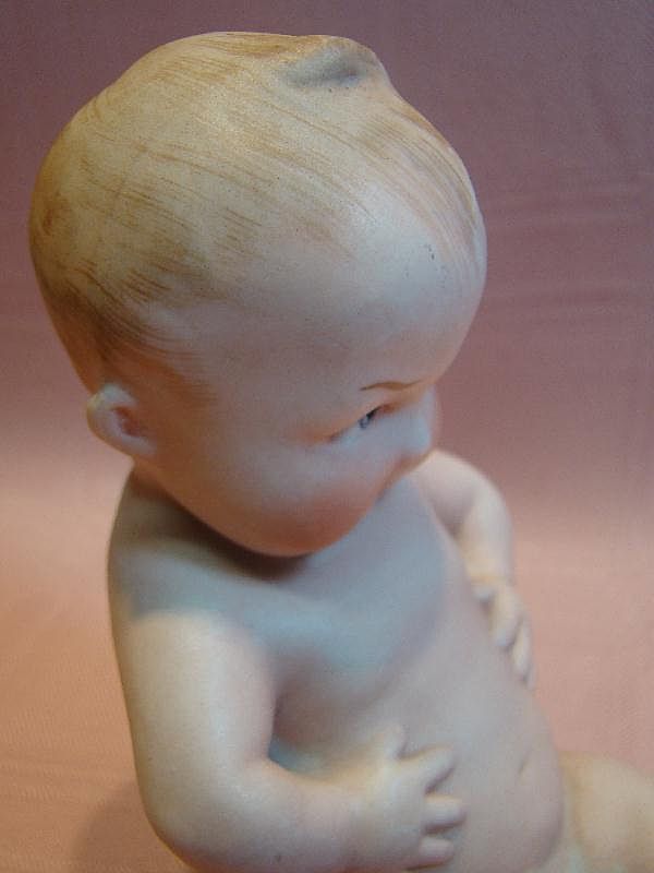 Gebruder Heubach #2 Porcelain Position Baby, Germany Gebruder Heubach #2 Porcelain Position Baby, Germany