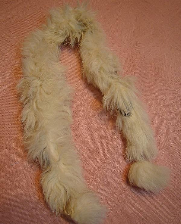 Authentic Factory Fur Stole for a French Fashion Doll Authentic Factory Fur Stole for a French Fashion Doll