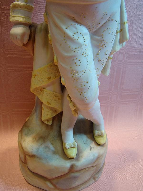 17 Inch Fine Antique Porcelain Figurine of Young Boy 17 Inch Fine Antique Porcelain Figurine of Young Boy