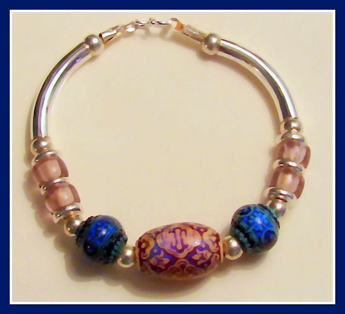 Leather Mirage Bead Bracelet with Color Changing Beads Leather Mirage Bead Bracelet with Color Changing Beads