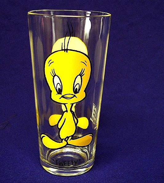 Tweety Brockway Pepsi Glass 1973 Tweety Brockway Pepsi Glass 1973