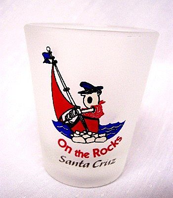 Shot Glass On the Rocks Santa Cruz Shot Glass On the Rocks Santa Cruz