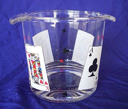 Ice Bucket Playing Card Decoration Ice Bucket Playing Card Decoration