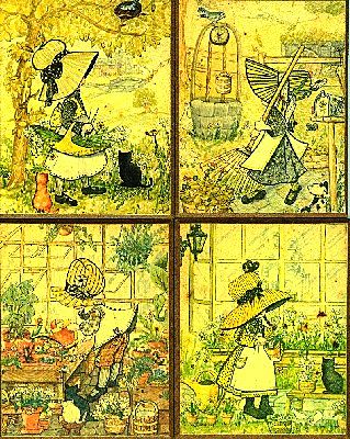 Holly Hobbie Decoupage Picture Set Holly Hobbie Decoupage Picture Set