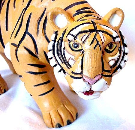 Large Casals Peru Tiger Figurine Large Casals Peru Tiger Figurine