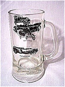Antique Autos Glass Mug Set Antique Autos Glass Mug Set