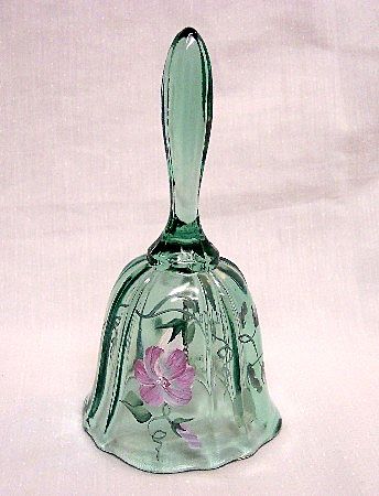 Fenton Vining Garden Sea Mist Green Bell Fenton Vining Garden Sea Mist Green Bell