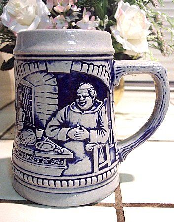 Original Gerzil Salt Glaze German Beer Mug Original Gerzil Salt Glaze German Beer Mug