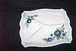 Lefton Blue Rustic Daisy Relish Lefton Blue Rustic Daisy Relish