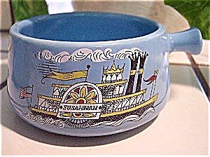 Foremost Dairies Ceramic Crock Steamboat Foremost Dairies Ceramic Crock Steamboat
