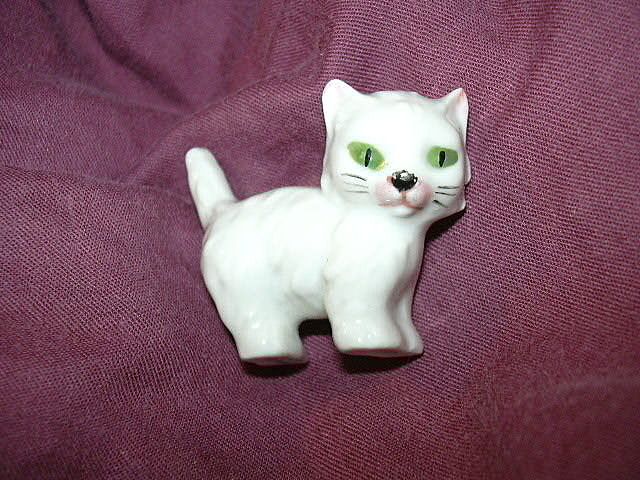 Miniature Cat Kitten Figurine Germany Miniature Cat Kitten Figurine Germany