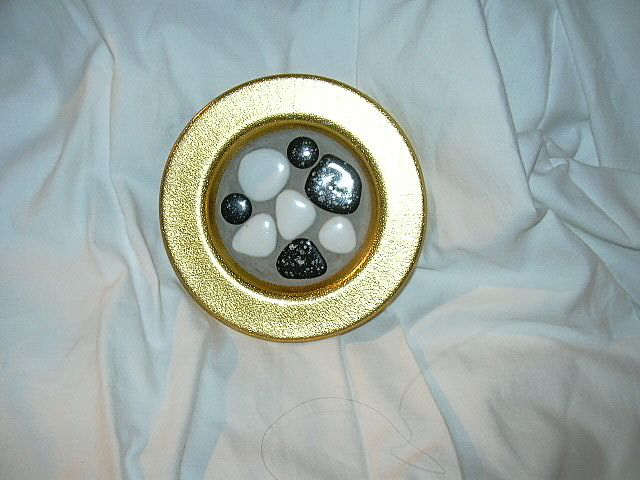 Vintage Gold Aluminum & Mosaic Coasters Styson Barware & Dining Vintage Gold Aluminum & Mosaic Coasters Styson Barware & Dining