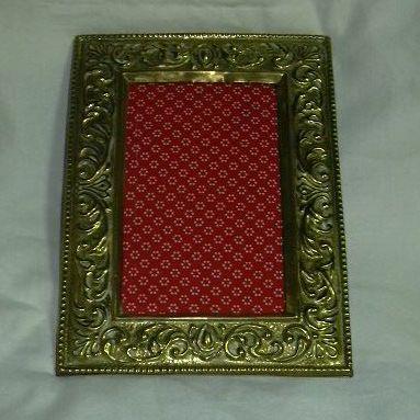 Old English Ornate Brass Frame Old English Ornate Brass Frame