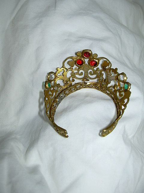 Jeweled Crown For Saint Santos Religious Statue Jeweled Crown For Saint Santos Religious Statue